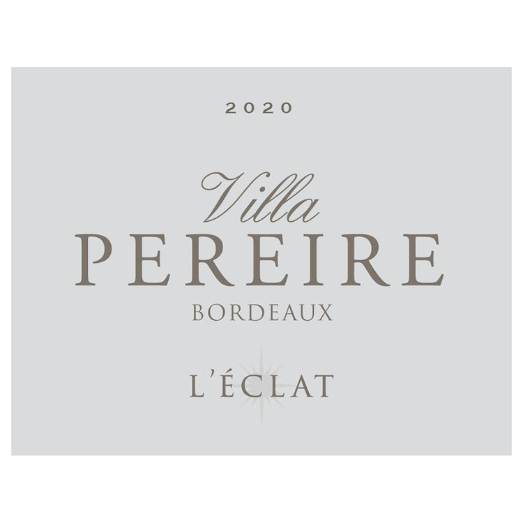 Villa Pereire Bordeaux Rouge L'Eclat 2020 - 750ML - Front Label