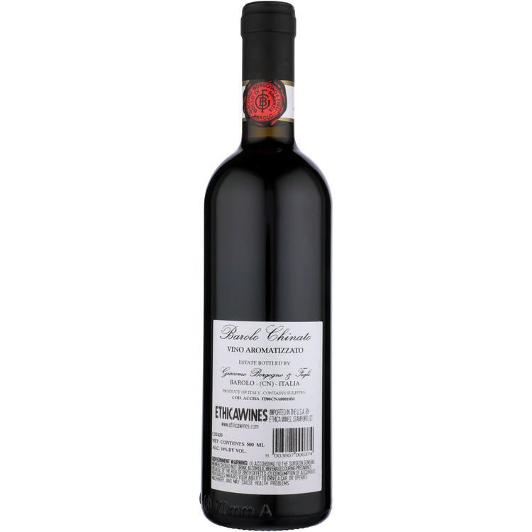 Giacomo Borgogno Aperitif Wine Chinato Borgogno - 500ML - Back