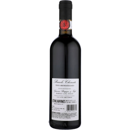 Giacomo Borgogno Aperitif Wine Chinato Borgogno - 500ML - Back