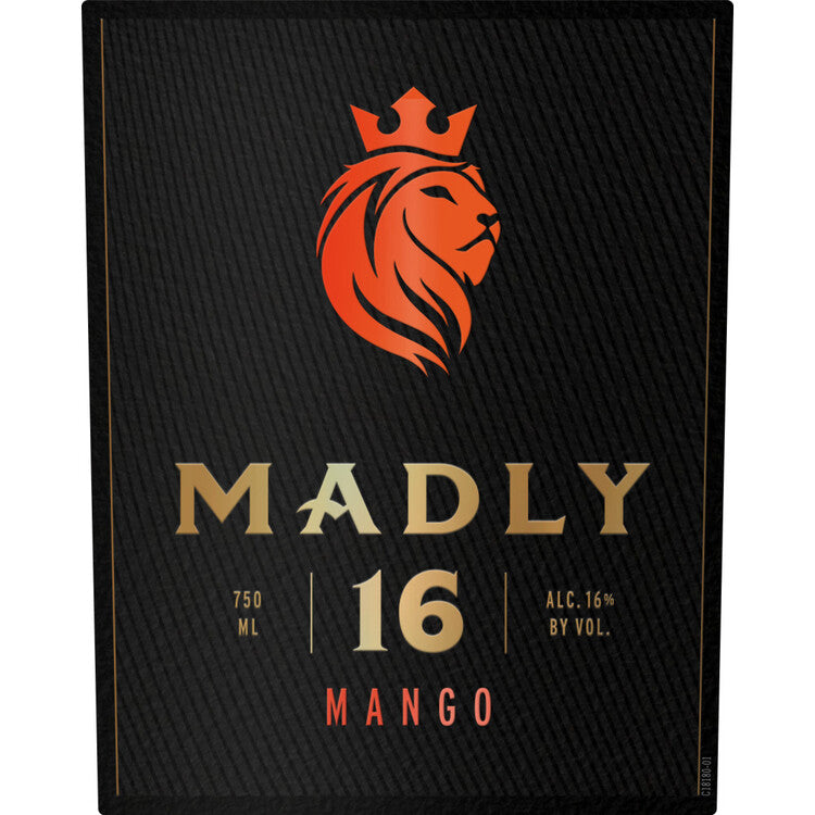 Madly Mango Flavored Wine - 750ML - Front Label