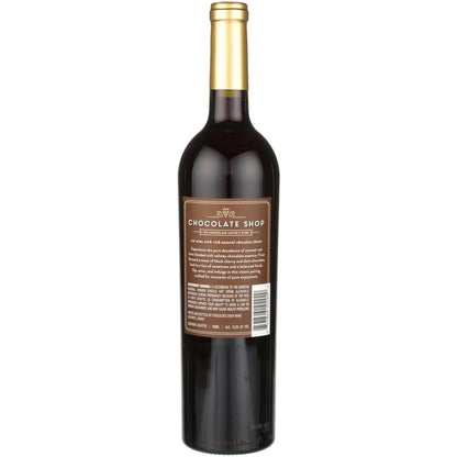 Chocolate Shop Chocolate Red Wine - 750ML - Back