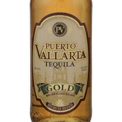 Puerto Vallarta Tequila Gold 80 - 750ML - Front Label