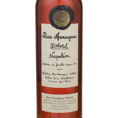 Delord Bas Armagnac Napoleon 80 - 700ML - Front Label