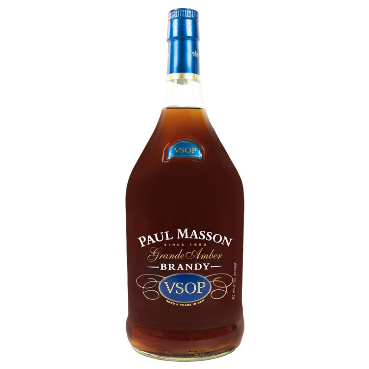 Paul Masson Brandy Grande Amber Vsop 4 Yr 80 - 1.75L - Front