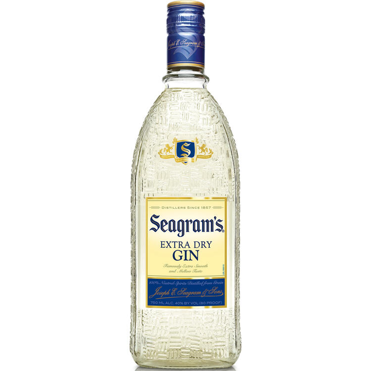 Seagram's Extra Dry Gin 80 - 750ML - Front