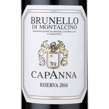 Capanna Brunello Di Montalcino Riserva 2016 - 750ML