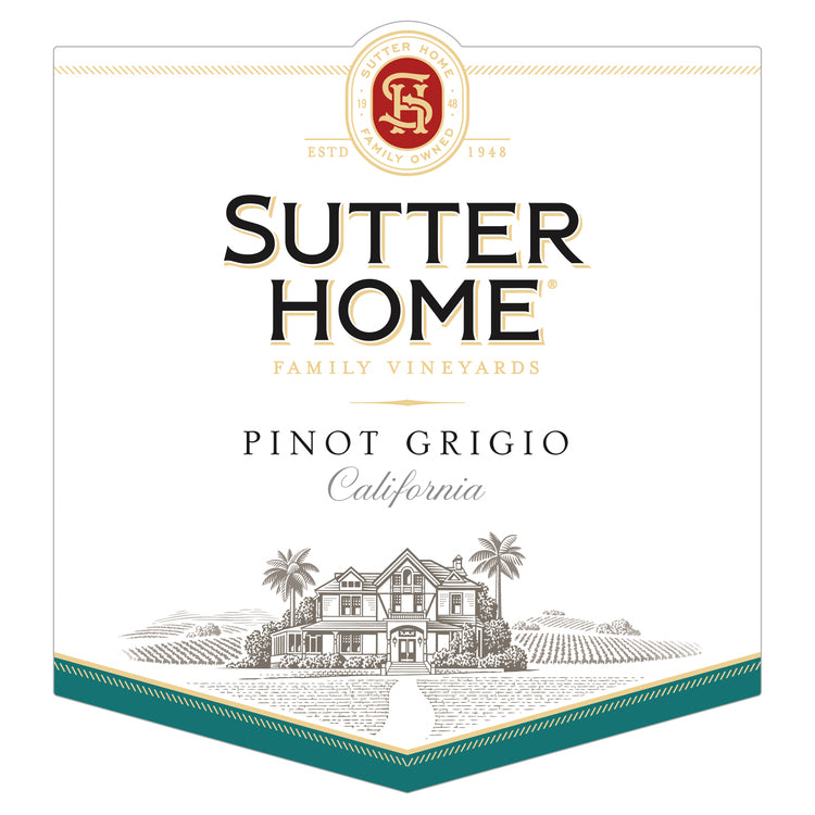 Sutter Home Pinot Grigio California - 1.5L - Front Label