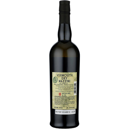 Mazzini Vermouth Dry - 750ML - Back