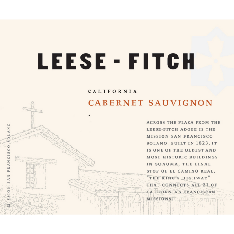 Leese Fitch Cabernet Sauvignon California - 750ML - Front Label