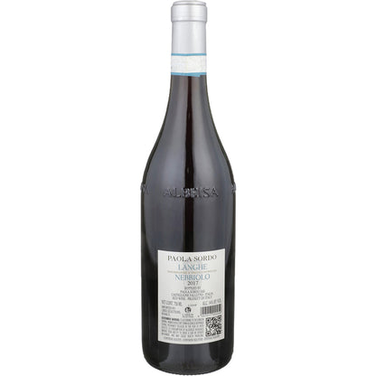 Paola Sordo Nebbiolo D'Alba 2017 - 750ML