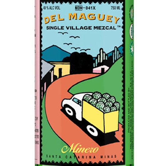 Del Maguey Mezcal Single Village Minero Santa Catarina Minas 100 - 750ML - Front Label