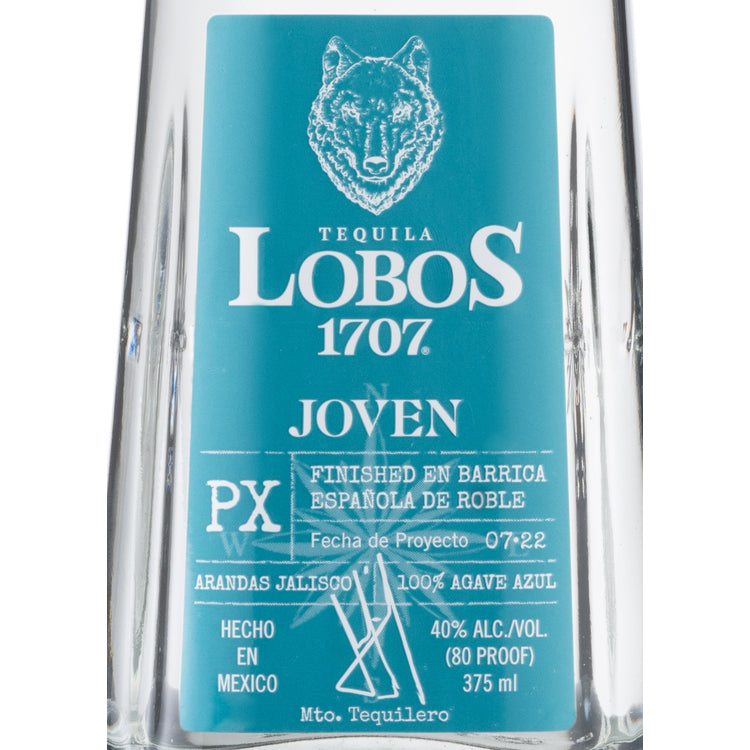 Lobos 1707 Tequila Joven 80 - 375ML - Front Label