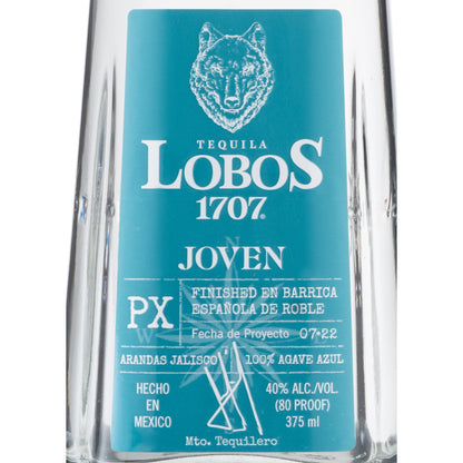 Lobos 1707 Tequila Joven 80 - 375ML - Front Label