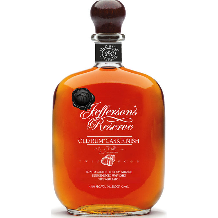 Jefferson's Straight Bourbon Reserve Old Rum Cask Finish 90.2 - 750ML - Front