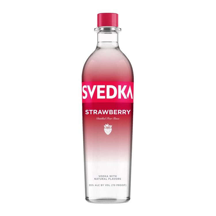 Svedka Strawberry Flavored Vodka 70 - 750ML - Front
