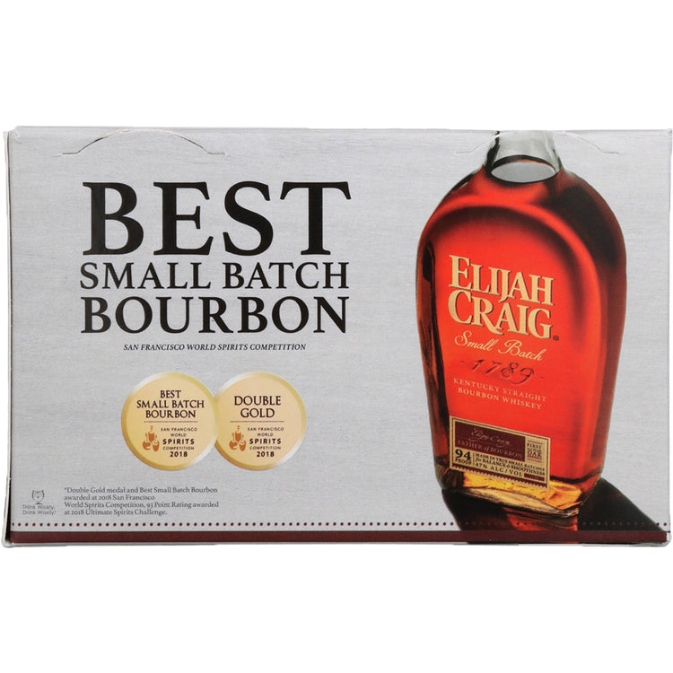 Elijah Craig Straight Bourbon Small Batch 94 - 50ML - Back