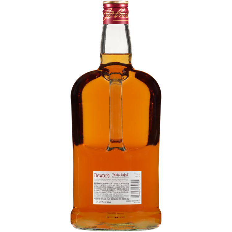 Dewar's Blended Scotch White Label 80 - 1.75L - Back