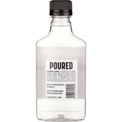 Poured Cherry Flavored Wine - 200ML - Back