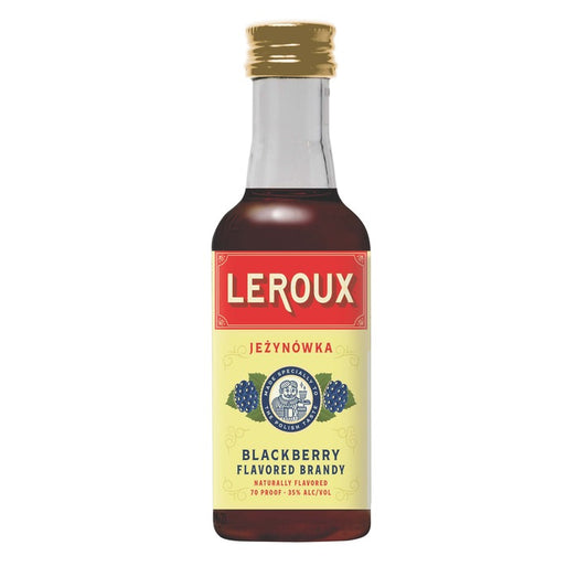 Leroux Blackberry Flavored Brandy Polish Style 70 - 50ML - Front