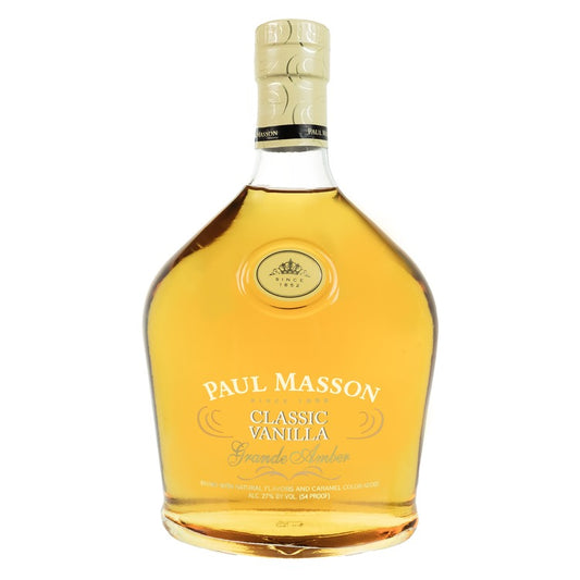 Paul Masson Vanilla Flavored Brandy Grande Amber Classic 54 - 750ML - Front