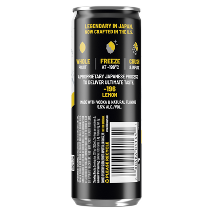 196 Lemon Vodka Seltzer Cocktail 11 - 24 Z - Back