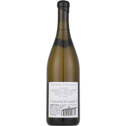 Haynes Vineyard Chardonnay Vigneron Coombsville 2020 - 750ML