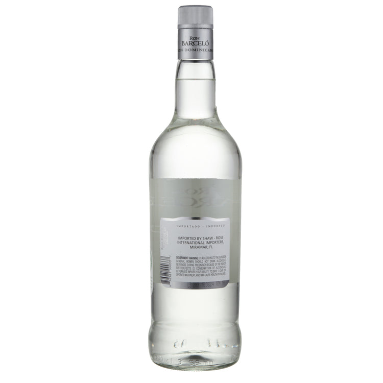 Ron Barcelo Light Rum Blanco Anejado 80 - 1.0L - Back