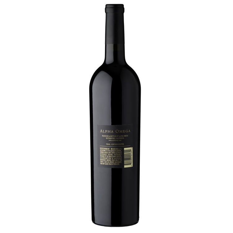 Alpha Omega Cabernet Sauvignon Napa Valley 2022 - 750ML - Back