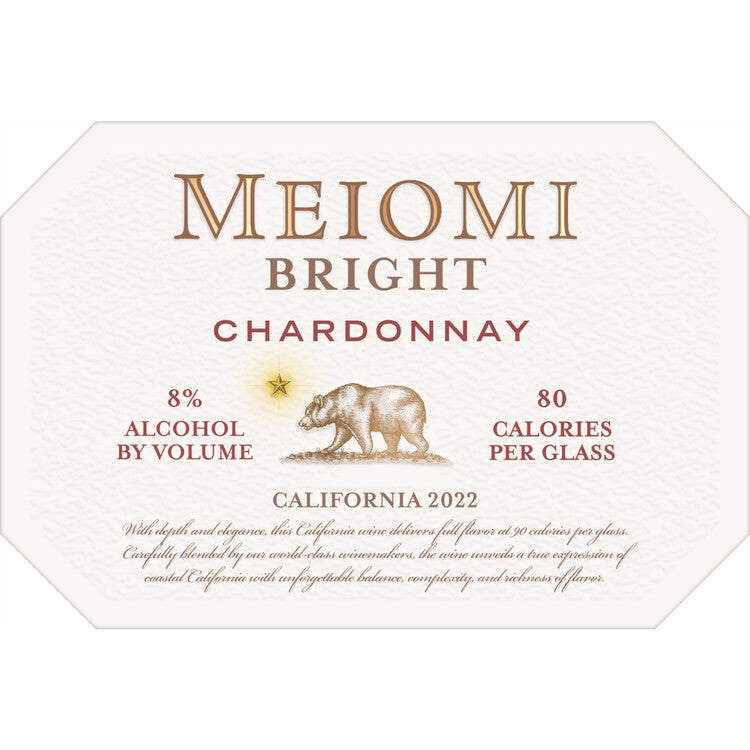 Meiomi Chardonnay Bright California - 750ML - Front Label