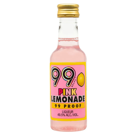 99 Brand Pink Lemonade Liqueur 99 - 50ML - Front