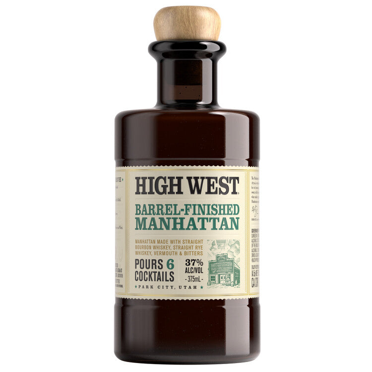 High West Manhattan Barrel Finished Whiskey Cocktail 74 - 375ML