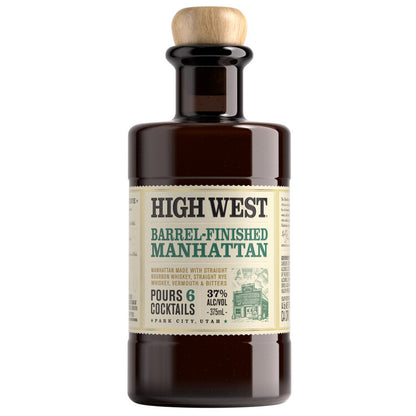 High West Manhattan Barrel Finished Whiskey Cocktail 74 - 375ML