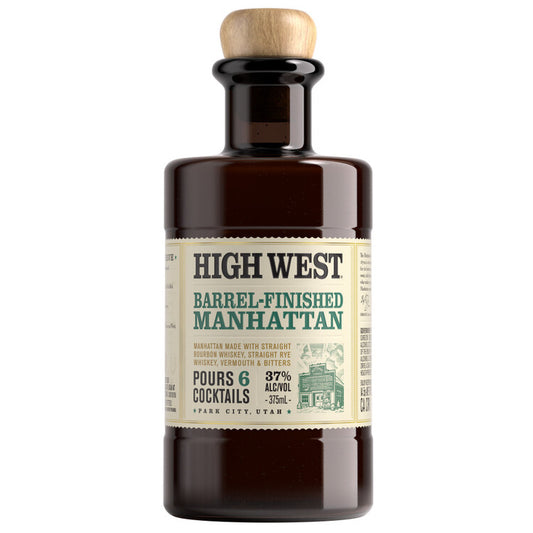 High West Manhattan Barrel Finished Whiskey Cocktail 74 - 375ML
