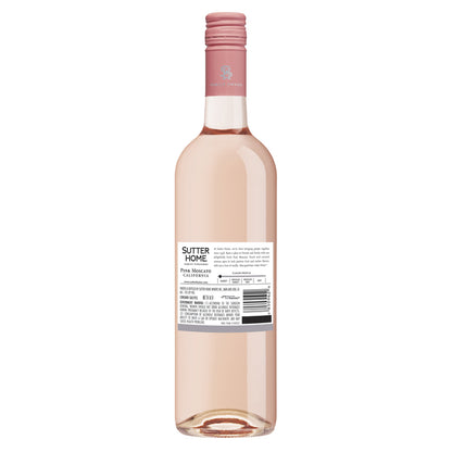 Sutter Home Pink Moscato California - 750ML - Back