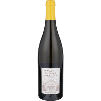 Dominique & Romain Collet Chablis Mont De Milieu Premier Cru Recolte 2 - 750ML - Back