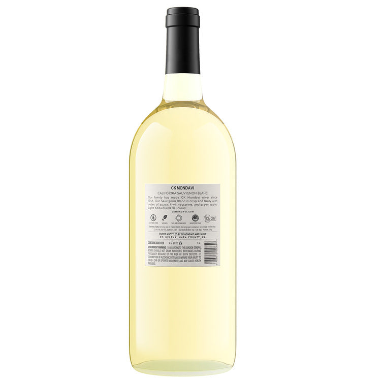 Ck Mondavi Sauvignon Blanc California - 1.5L - Back