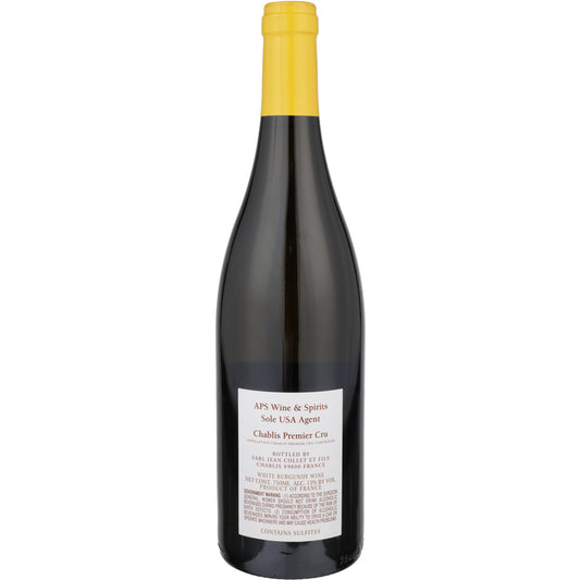 Dominique & Romain Collet Chablis Mont De Milieu Premier Cru Recolte 2 - 750ML - Back