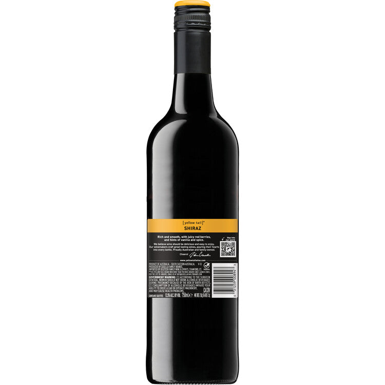 Yellow Tail Shiraz South Eastern Australia - 750ML - Back