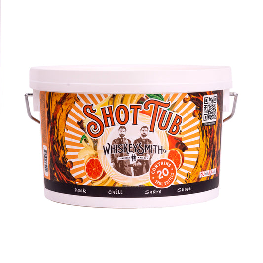 Whiskeysmith Flavored Whiskey Shot Tub Combo 3 Each Chocolate, Banana, - 50ML - Front