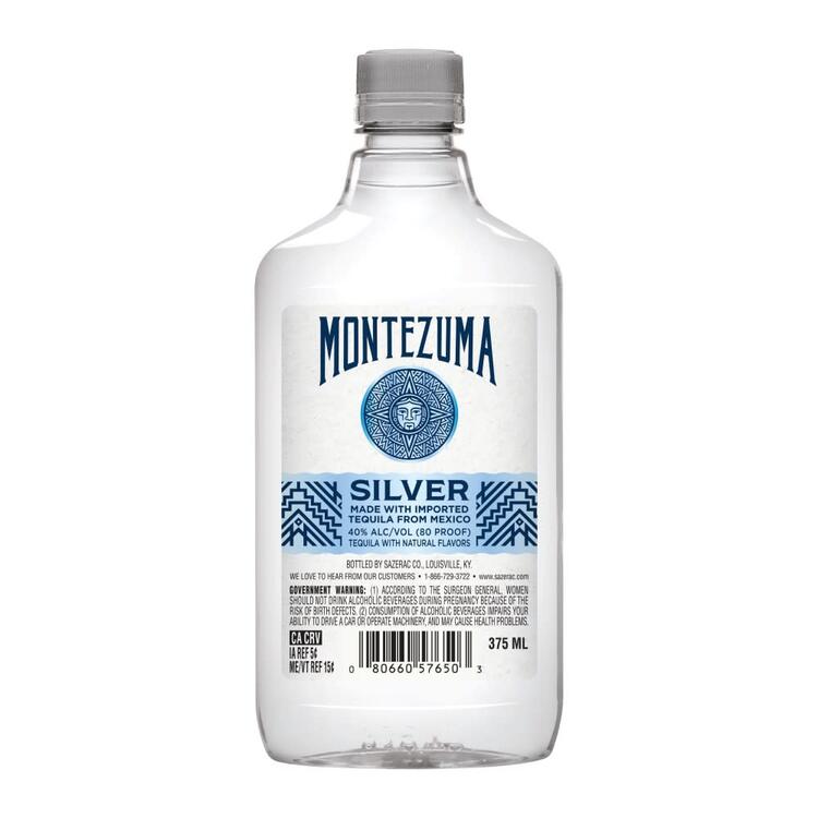 Montezuma Tequila White 80 - 375ML - Front