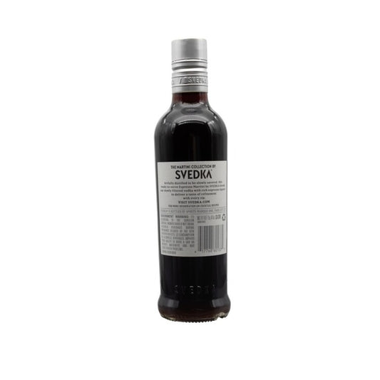 Svedka Martini Espresso The Martini Collection 40 - 375ML - Back