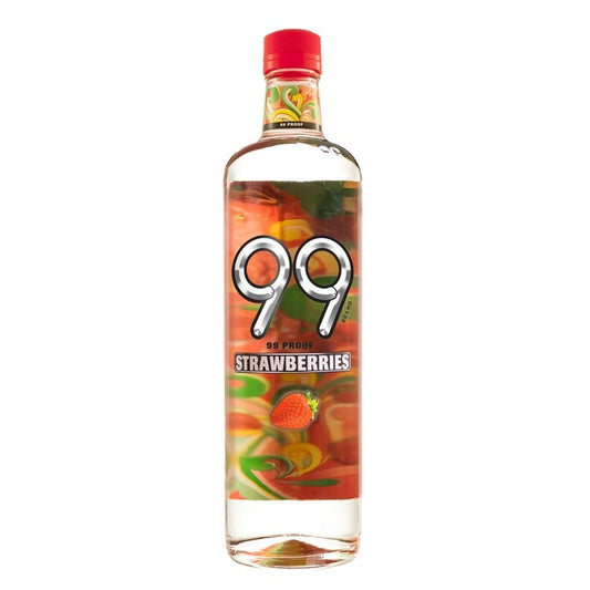 99 Brand Strawberries Liqueur 99 - 750ML - Front