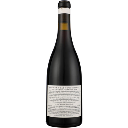 Antiquum Farm Pinot Noir Passiflora Willamette Valley 2021 - 750ML