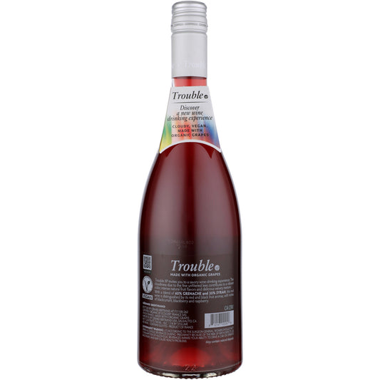 Gerard Bertrand Rouge Trouble Xp Cloudy Wine France 2023 - 750ML - Back