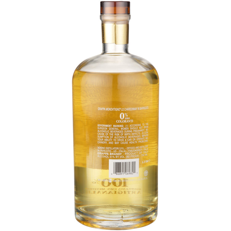 Nonino Grappa Lo Chardonnay Di Nonino Monovitigno 82 - 750ML - Back