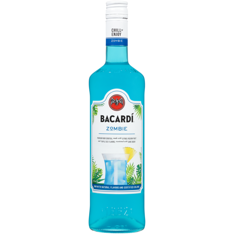 Bacardi Zombie Classic Cocktails 25 - 750ML - Front