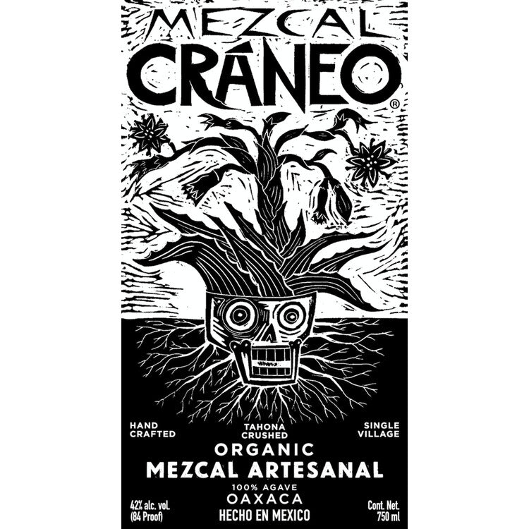 Craneo Mezcal Artesanal Single Village 84 - 750ML - Front Label