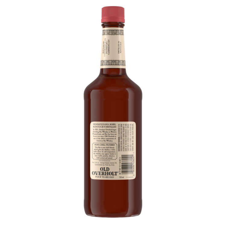Old Overholt Straight Rye Whiskey 4 Yr 86 - 750ML