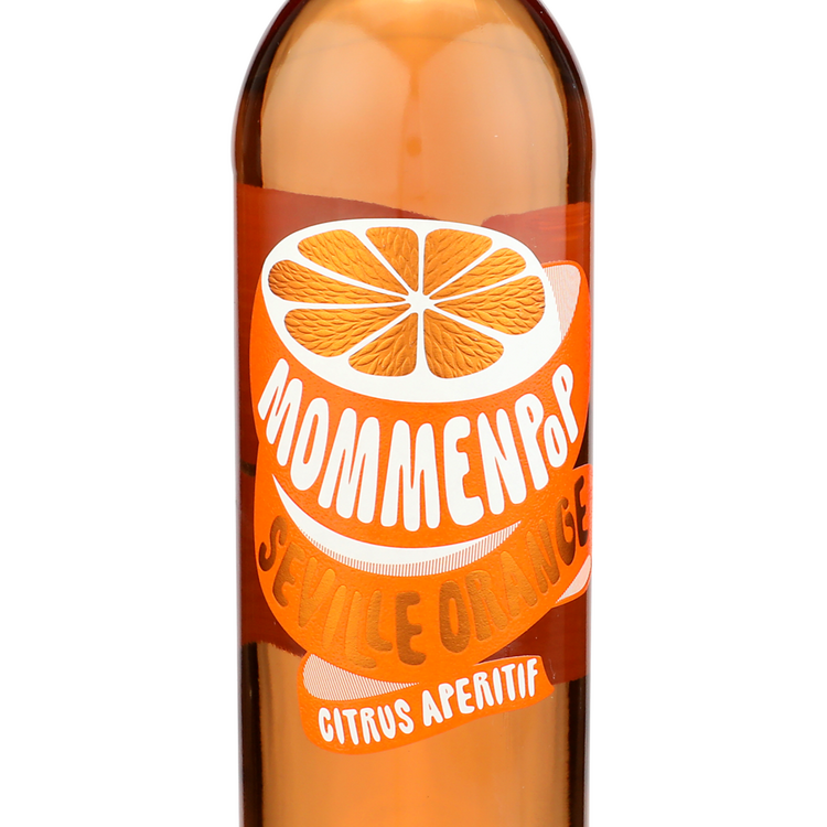 Mommenpop Aperitif Wine Seville Orange - 750ML - Front Label