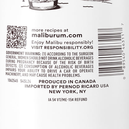 Malibu Pineapple Flavored Rum 42 - 1.0L